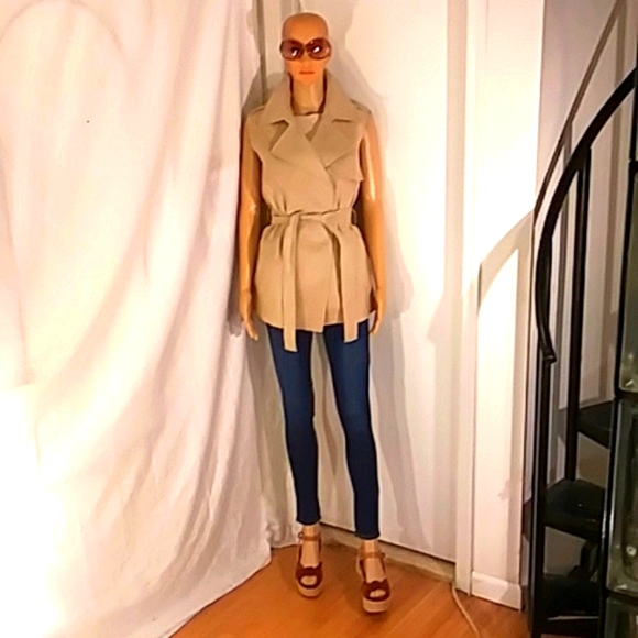 🔥🔥NWOT Prada Rust Suede & Leather Platform Wedge Sandals - Picture 15 of 16